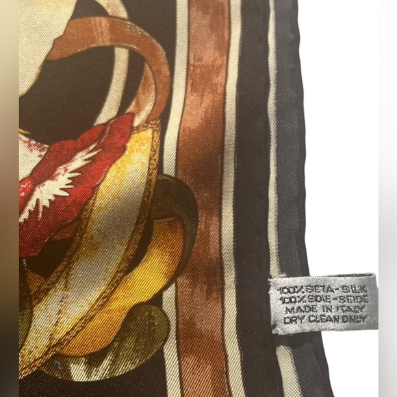 Authentic Chanel Silk Scarf - Picture 10 of 12